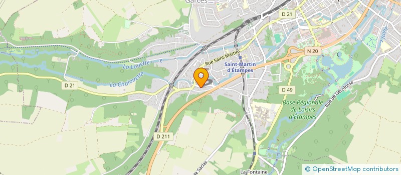 localisation de l'entreprise MONSIEUR KEVIN FLAHAUT à ETAMPES