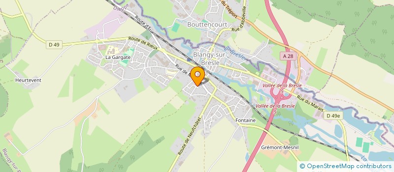 localisation de l'entreprise MONSIEUR KEVIN FLECHELLE à BLANGY-SUR-BRESLE