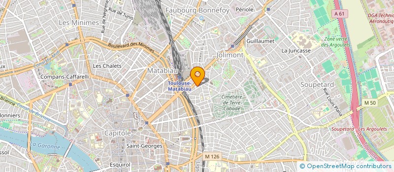 localisation de l'entreprise MONSIEUR KEVIN FONTAINE  TOULOUSE