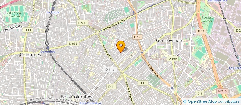 localisation de l'entreprise MONSIEUR KEVIN FONTANO  ASNIERES-SUR-SEINE