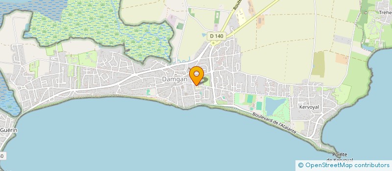 localisation de l'entreprise MONSIEUR KEVIN FORCINAL  DAMGAN