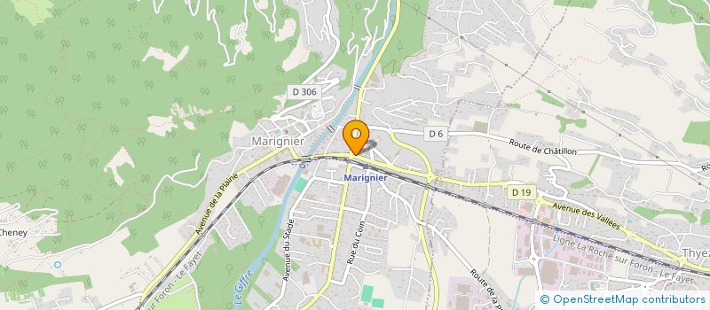 localisation de l'entreprise MONSIEUR KEVIN FORESTIER  MARIGNIER