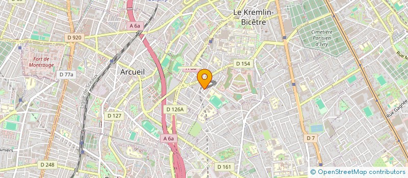 localisation de l'entreprise MONSIEUR KEVIN FORESTIN  LE KREMLIN-BICETRE