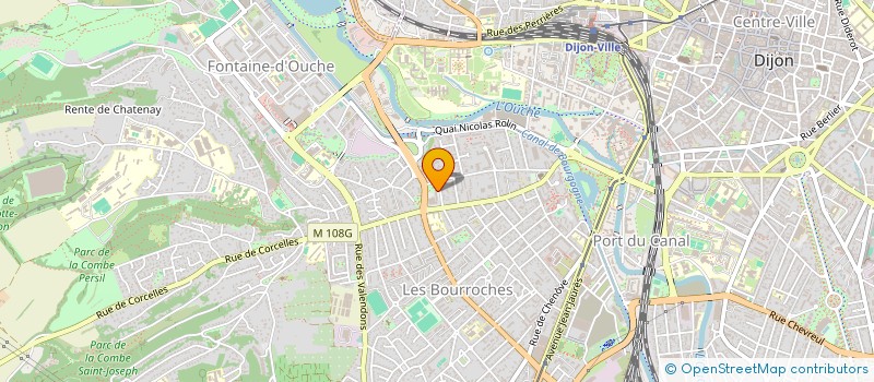 localisation de l'entreprise MONSIEUR KEVIN FOREY à DIJON