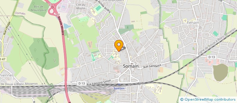 localisation de l'entreprise MONSIEUR KEVIN FOUACHE  SOMAIN