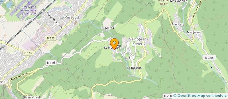 localisation de l'entreprise MONSIEUR KEVIN FOUCHER  SAINT-JEAN-LE-VIEUX