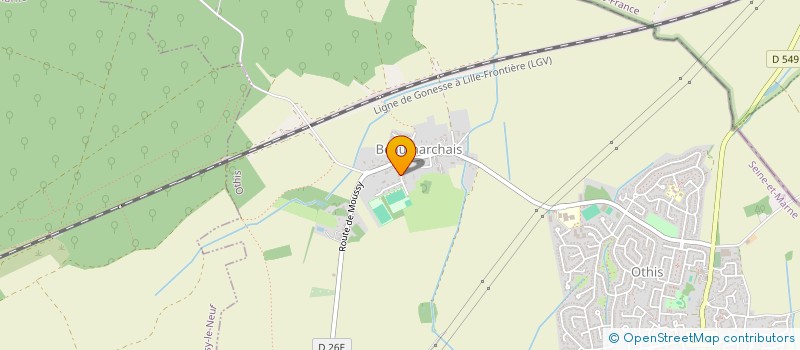 localisation de l'entreprise MONSIEUR KEVIN FOUCHER  OTHIS