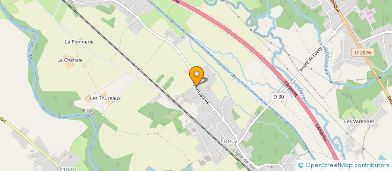 localisation de l'entreprise MONSIEUR KEVIN FOUCHET  FOECY