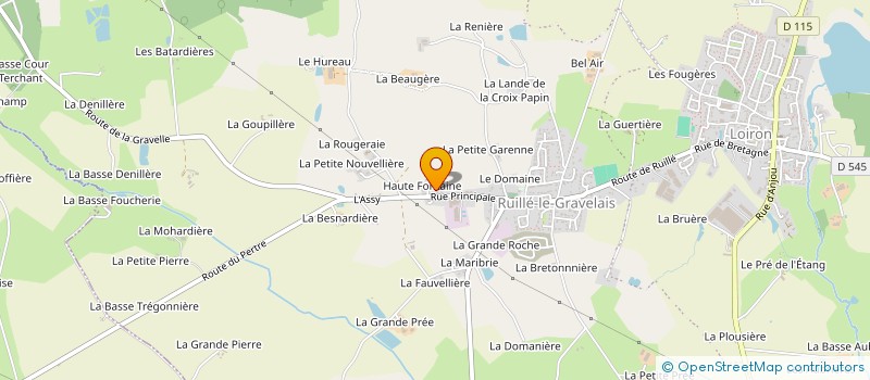 localisation de l'entreprise MONSIEUR KEVIN FOUILLEUL à LOIRON-RUILLE