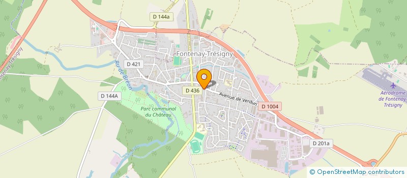 localisation de l'entreprise MONSIEUR KEVIN FOURAIGNAN  FONTENAY-TRESIGNY