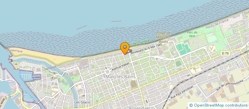 localisation de l'entreprise MONSIEUR KEVIN FOURNIER à DUNKERQUE