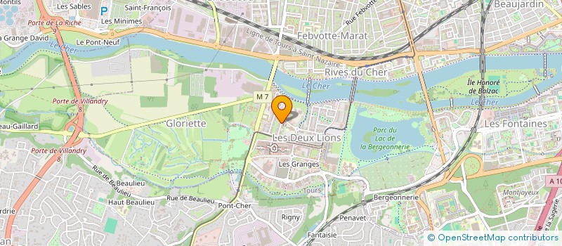 localisation de l'entreprise MONSIEUR KEVIN FOURNIER  TOURS