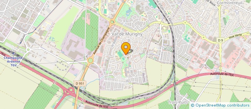 localisation de l'entreprise MONSIEUR KEVIN FOURRE  REIMS