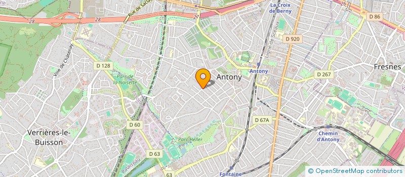 localisation de l'entreprise MONSIEUR KEVIN FRANZESCAKIS à ANTONY