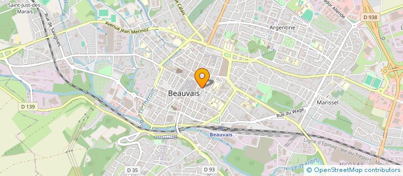 localisation de l'entreprise MONSIEUR KEVIN FRERET  BEAUVAIS