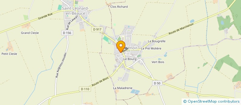 localisation de l'entreprise MONSIEUR KEVIN FROMENT  MARCHENOIR