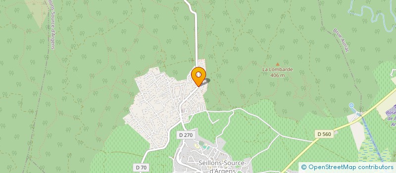 localisation de l'entreprise MONSIEUR KEVIN FUENTES  SEILLONS-SOURCE-D'ARGENS