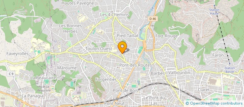 localisation de l'entreprise MONSIEUR KEVIN GAGLIANONE  TOULON