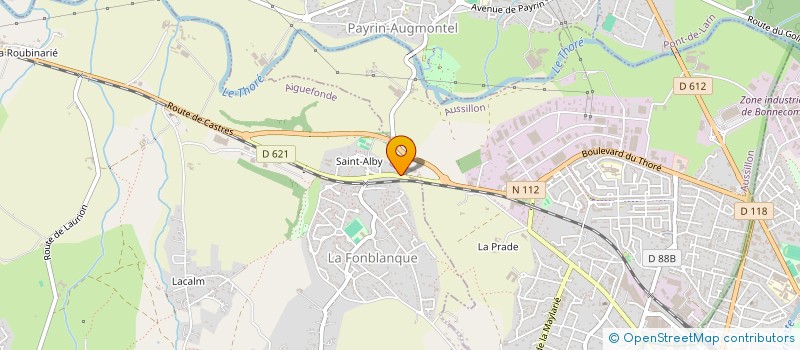 localisation de l'entreprise MONSIEUR KEVIN GAILHARD  AIGUEFONDE