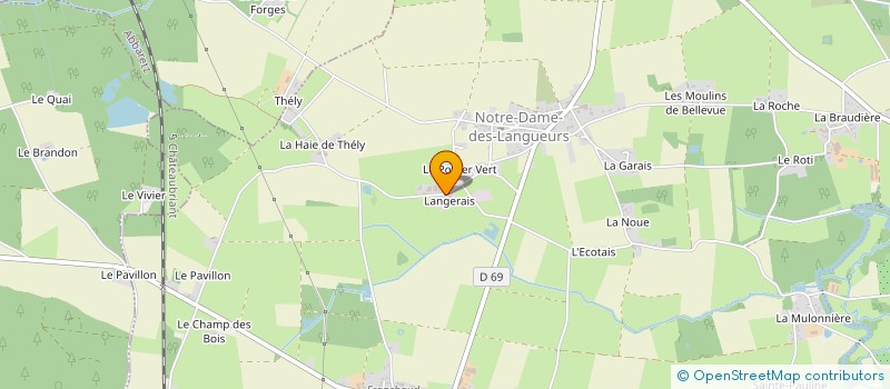 localisation de l'entreprise MONSIEUR KEVIN GAILLARD  JOUE-SUR-ERDRE