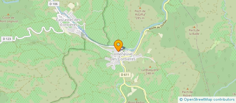 localisation de l'entreprise MONSIEUR KEVIN GANDIA  VILLENEUVE-LES-CORBIERES