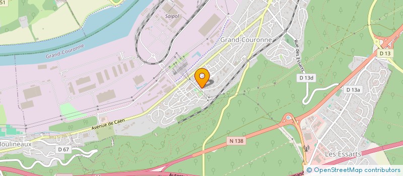 localisation de l'entreprise MONSIEUR KEVIN GAPPU  GRAND-COURONNE