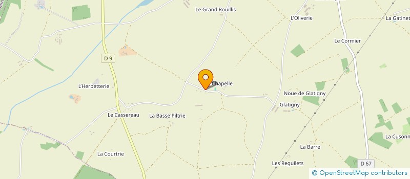 localisation de l'entreprise MONSIEUR KEVIN GARANGER  PRUNAY-CASSEREAU