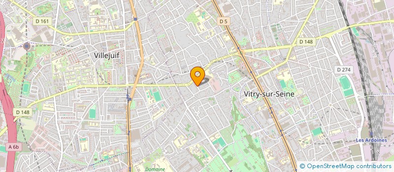 localisation de l'entreprise MONSIEUR KEVIN GARAU  VITRY-SUR-SEINE