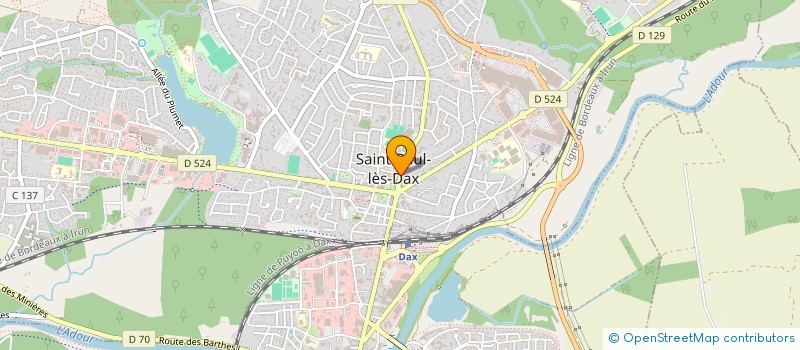 localisation de l'entreprise MONSIEUR KEVIN GARGOWITZ  SAINT-PAUL-LES-DAX