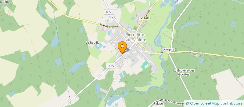 localisation de l'entreprise MONSIEUR KEVIN GAUTIER  PIERREFITTE-SUR-SAULDRE