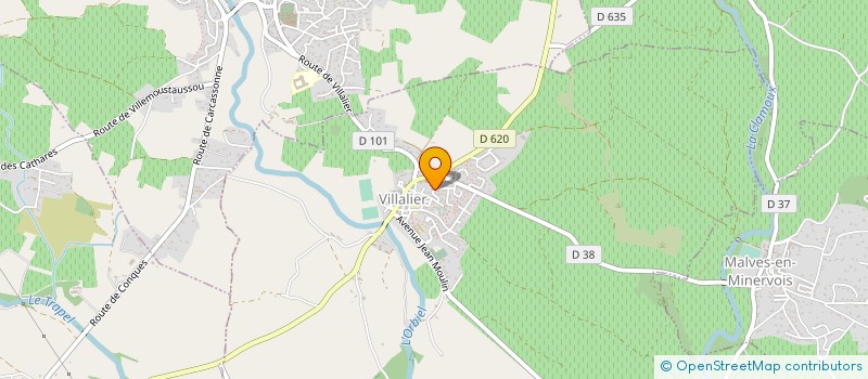 localisation de l'entreprise MONSIEUR KEVIN GAVEN  DOUZENS