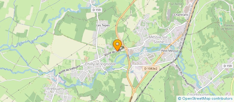 localisation de l'entreprise MONSIEUR KEVIN GAY  CHILLY-LE-VIGNOBLE