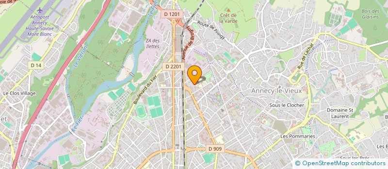 localisation de l'entreprise MONSIEUR KEVIN GAY à ANNECY