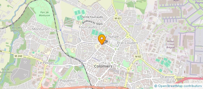 localisation de l'entreprise MONSIEUR KEVIN GAZEAU à COLOMIERS