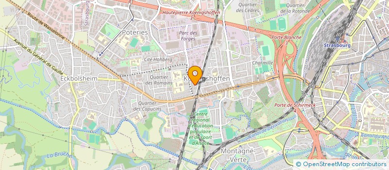 localisation de l'entreprise MONSIEUR KEVIN GEBRAEL à STRASBOURG