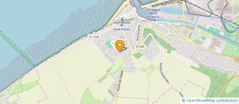 localisation de l'entreprise MONSIEUR KEVIN GEE  LE TREPORT