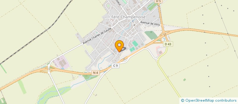 localisation de l'entreprise MONSIEUR KEVIN GELEE  FERE-CHAMPENOISE