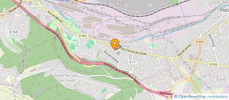 localisation de l'entreprise MONSIEUR KEVIN GENETAY  SEREMANGE-ERZANGE