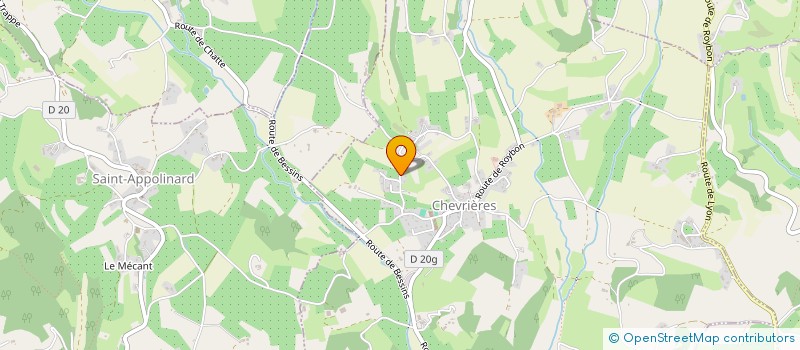 localisation de l'entreprise MONSIEUR KEVIN GENTHON  CHEVRIERES