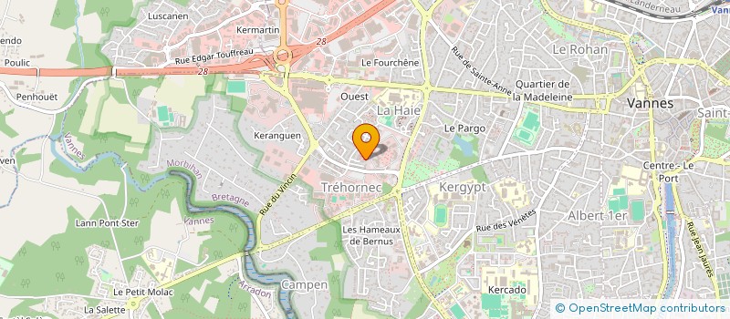 localisation de l'entreprise MONSIEUR KEVIN GEORGES à VANNES