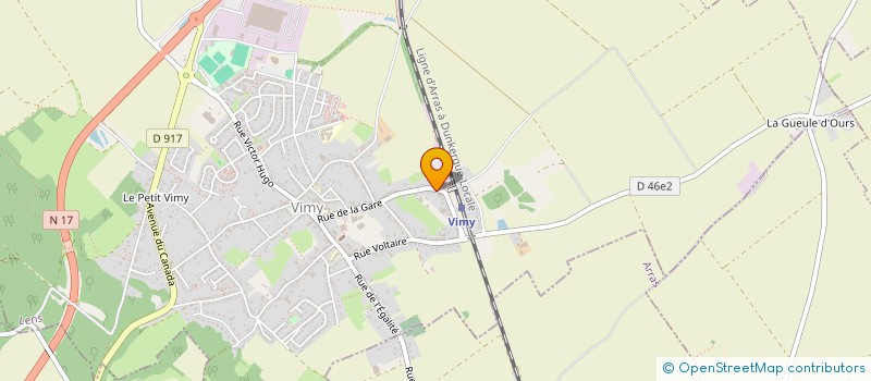 localisation de l'entreprise MONSIEUR KEVIN GERARD  VIMY