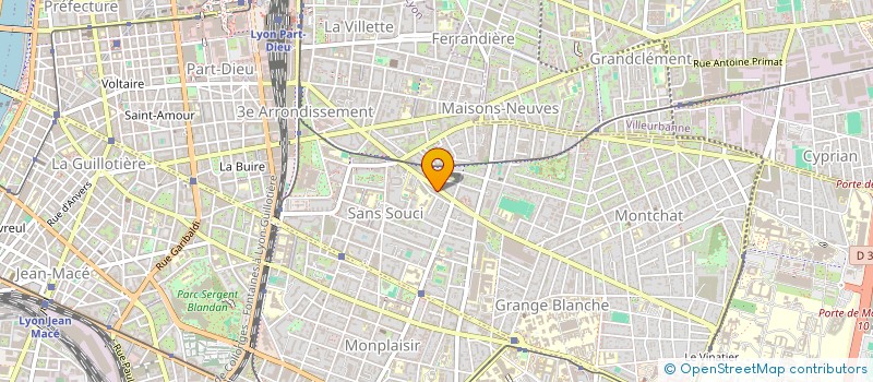 localisation de l'entreprise MONSIEUR KEVIN GERBEL  LYON