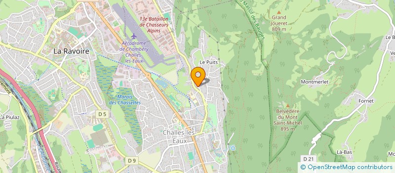 localisation de l'entreprise MONSIEUR KEVIN GERVASI  CHALLES-LES-EAUX