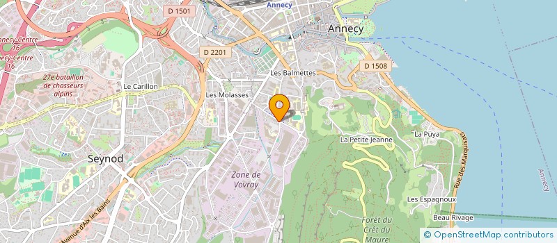 localisation de l'entreprise MONSIEUR KEVIN GHAZOUI  ANNECY