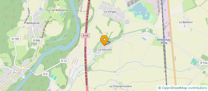 localisation de l'entreprise MONSIEUR KEVIN GIARDINELLI  AMBRONAY