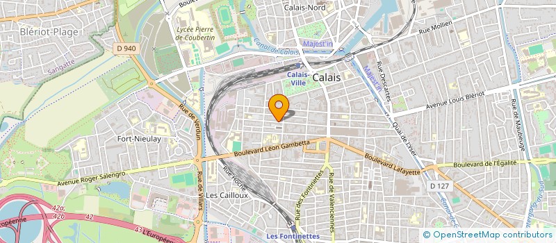 localisation de l'entreprise MONSIEUR KEVIN GIGNY  CALAIS