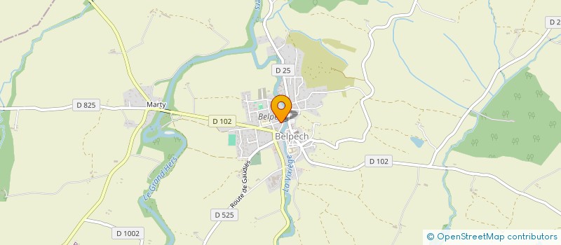 localisation de l'entreprise MONSIEUR KEVIN GIL  BELPECH