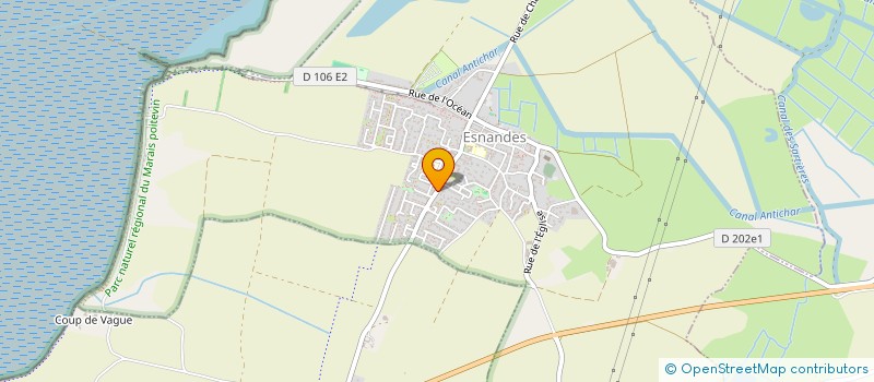 localisation de l'entreprise MONSIEUR KEVIN GILBAULT  ESNANDES