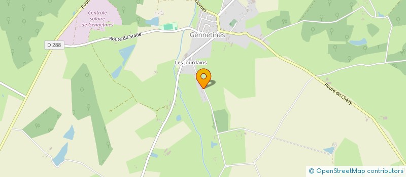 localisation de l'entreprise MONSIEUR KEVIN GILBERT  GENNETINES