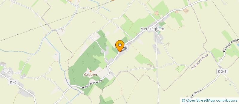localisation de l'entreprise MONSIEUR KEVIN GILLARD  MERCKEGHEM